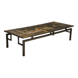 Philip & Kelvin LaVerne, Mid-Century Modern, Chin Ying Coffee Table, Bronze For Sale