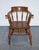 Edwardian Elm Bow Back Smokers Captains Chair, 1900s For Sale - Image 3 of 18