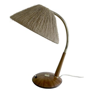 Vintage Table Lamp in Teak from Temde, 1960s For Sale