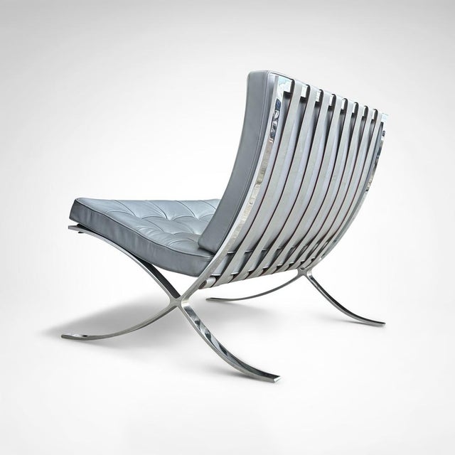 MR90 Barcelona Lounge Chair by Mies van der Rohe for Knoll, 1980s For Sale - Image 12 of 13