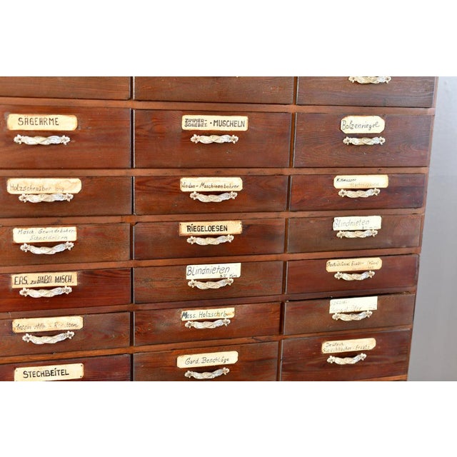 Art Nouveau Ironmongers Drawers, 1890s For Sale - Image 6 of 13