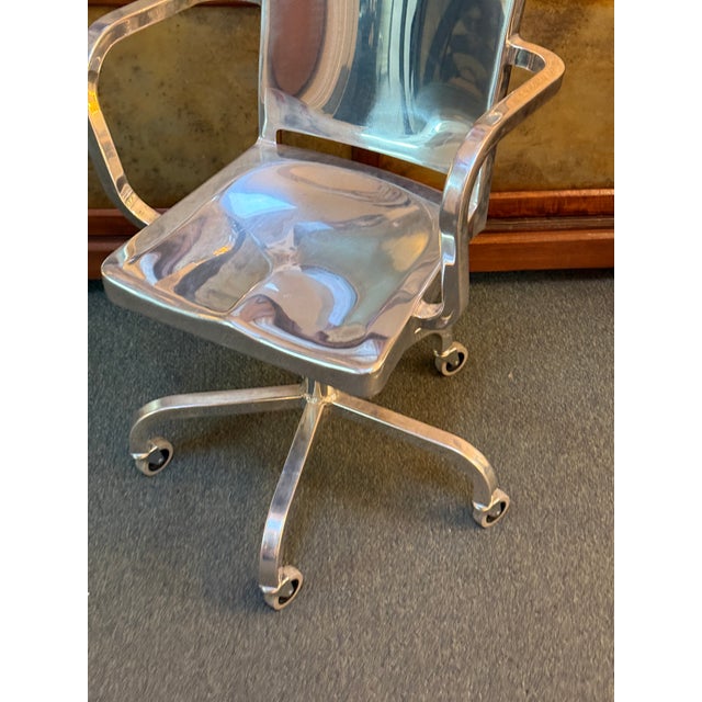 Early 21st Century Philippe Starck for Emeco Hudson Swivel Armchair For Sale - Image 5 of 12