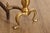 Puritan Federal Style Pair of Brass Andirons For Sale - Image 14 of 18