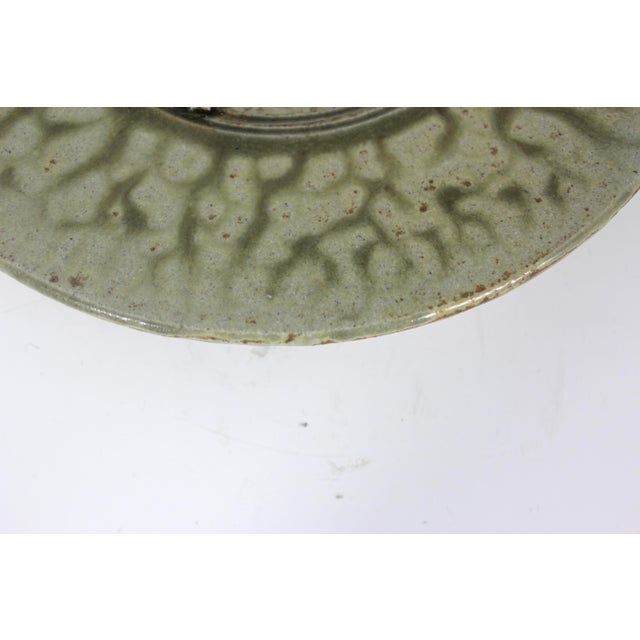 Vintage Studio Pottery Wall Plate For Sale - Image 9 of 10
