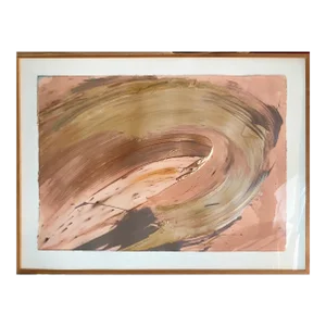 Francine Tint, Contemporary Gestural Abstraction Color Field Painting, 1987