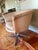 Champagne Mid-Century Modern Champagne Swivel Barrel Lounge Chairs - A Pair For Sale - Image 8 of 11