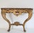 Louis XV Style Carved Giltwood Console Table with Marble Top, 19th Century For Sale - Image 14 of 18
