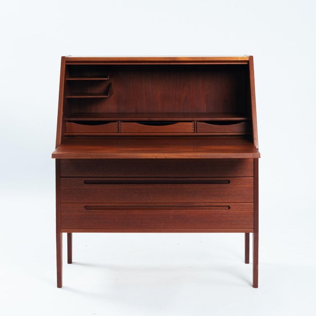 Vintage Model 63 Secretaire in Teak by Kai Kristiansen, 1960s For Sale - Image 6 of 18