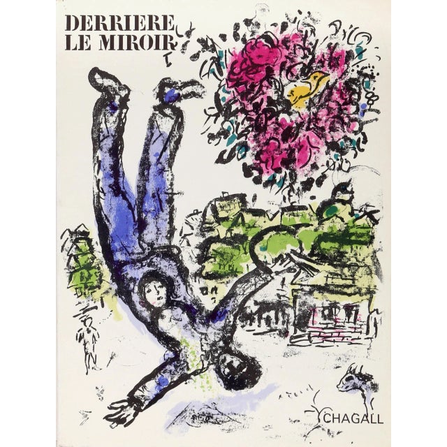 Modern Le Bouquet de l'Artiste (Cover) from Derriere Le Miroir No. 147 (Cramer 59), Marc Chagall Lithograph For Sale - Image 3 of 3