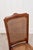 Mid 19th Century Antique Petite Walnut Accent/ Nursing Chair With Hand-Tied Cane Seat + Back With Bobbin Legs For Sale - Image 5 of 10