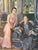 Huge Painting, Salon with Mother and Daughter, Luigi Paolillo, 1933 For Sale - Image 4 of 11