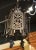 Metal 19th Century French Gothic Black and Gilt Iron Three-Light Hexagon Lantern For Sale - Image 7 of 8