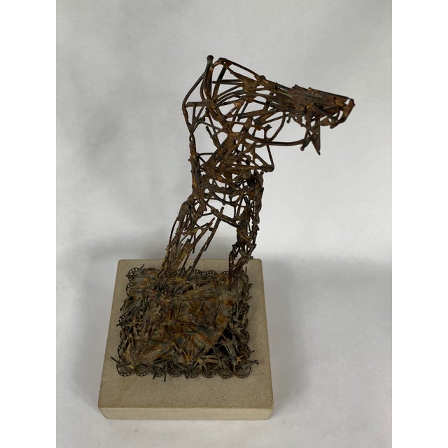 Clyde Ball Bronze Metal Stick Abstract Figure For Sale In Chicago - Image 6 of 9