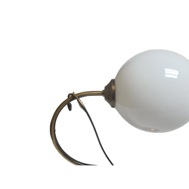 Art Deco Metal Wall Lamp, Poland, 1950s For Sale - Image 3 of 9
