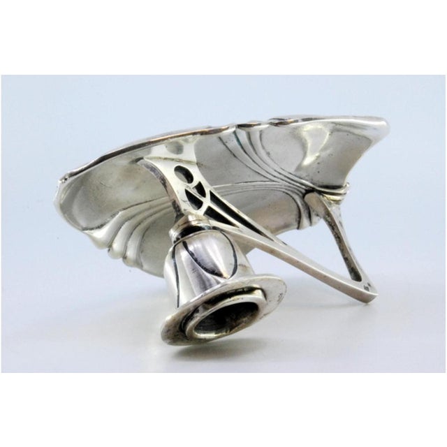 Silver Paddle with Central Embossing and Cut-Out Handle For Sale - Image 3 of 8