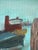 Paint Original Folk Art–Style Harbor Painting by L. Romo, 2026 For Sale - Image 7 of 9
