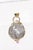 Metal Athena Pendant W/ Pink Sapphires & 18k Trim For Sale - Image 7 of 13