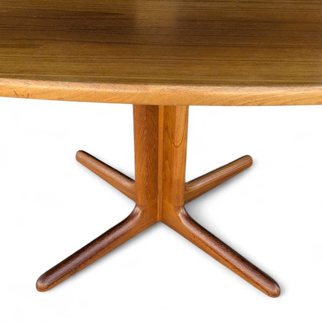 Refinished Scandinavian Modern Teak Square Dining Table, Mid-Century For Sale - Image 4 of 18