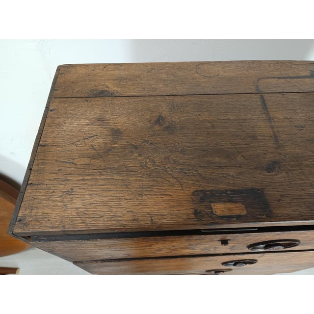 Oak Chest of Drawers For Sale - Image 15 of 18
