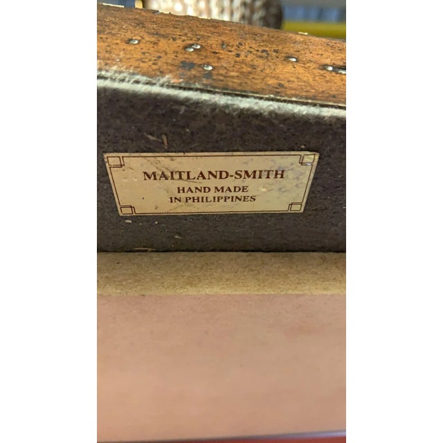 Maitland - Smith Vintage Maitland Smith Neoclassical Bronze Table Lamps - Pair For Sale - Image 4 of 7