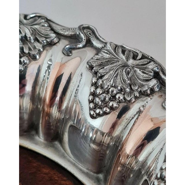 Antique George IV Sheffield Plate Wine Bottle Coasters, 1830, Set of 2 For Sale - Image 6 of 12
