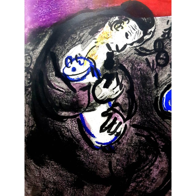 Marc Chagall - The Bible - Original Lithograph 1956 For Sale - Image 3 of 7