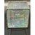 Metal Vintage Handmade Iridescent Stained Glass Tissue Box Cover Art Glass Decor For Sale - Image 7 of 15