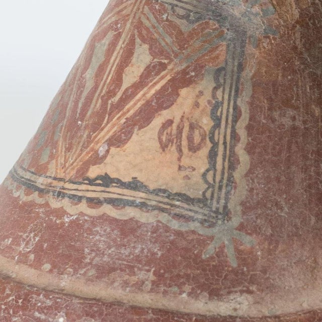 Ceramic 19th Century Aït Chenacha Berber Kabyle Terracotta Jug, Algiers For Sale - Image 7 of 9