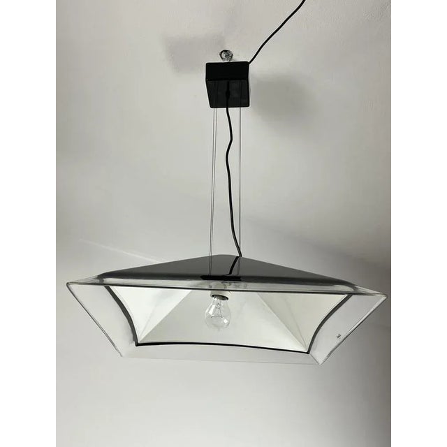 Italian Acrylic Glass Ceiling Lamp from iGuzzini, 1970s For Sale - Image 11 of 11