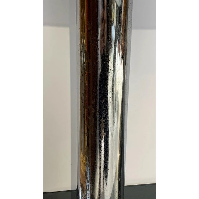 Chromed Metal and Smoked Glass Shelf, 1970s For Sale - Image 6 of 7