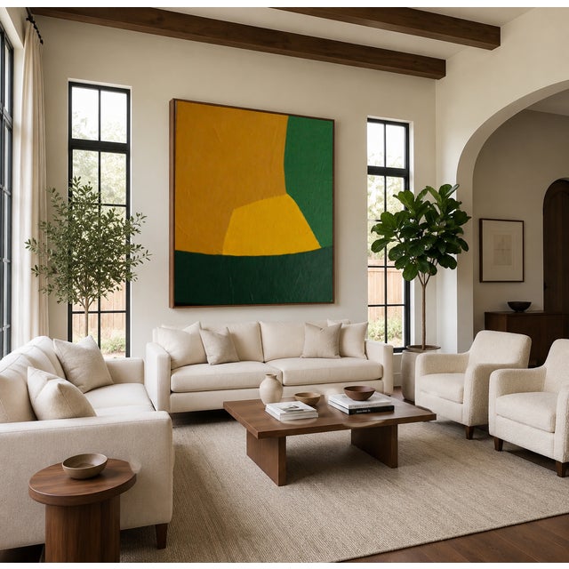 *The Sun Rises Slowly* captures the peaceful transition between night and day through a refined language of color and...