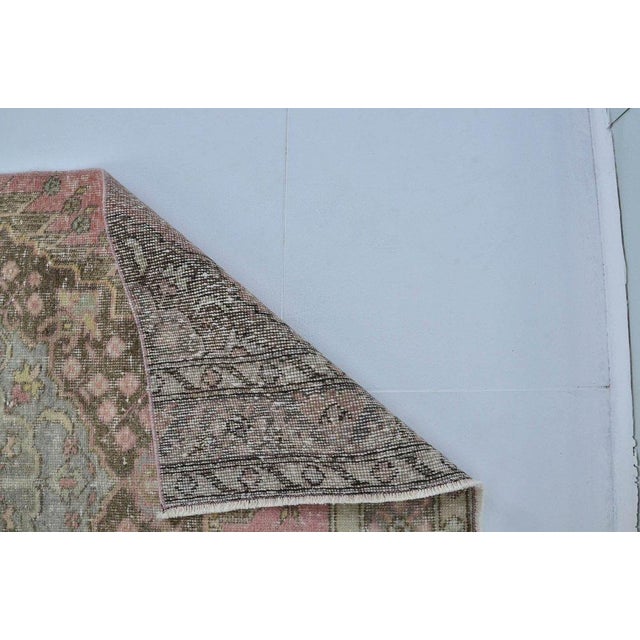 1960s Turkish Anatolian Herki Handmade rug in Turkish Tribal Decorative Herki Rug, Vintage Runner Rug, Turkish Vintage...