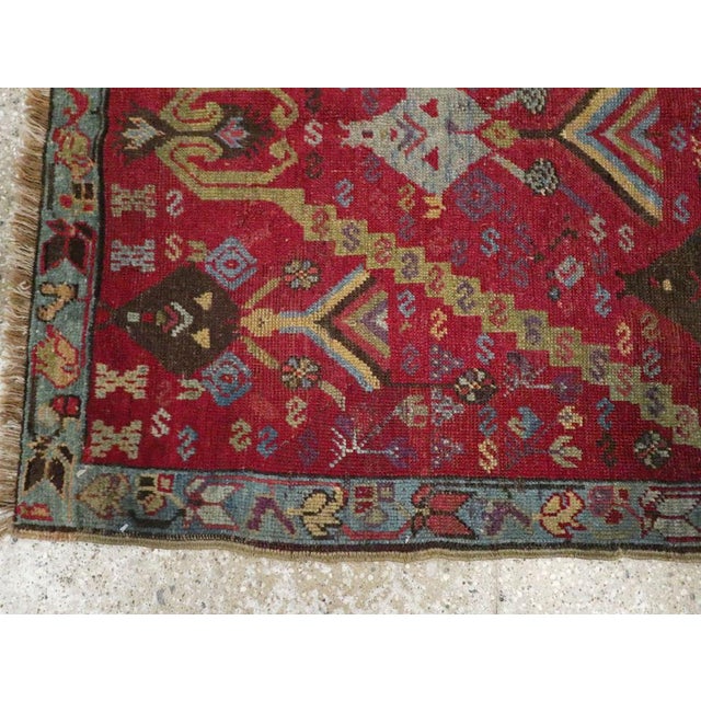 Galerie Shabab Collection Early 20th Century Turkish Ghourdes Throw Rug For Sale In New York - Image 6 of 9