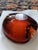 Mid 20th Century Murano-Attributed Red and Amber Sommerso Art Glass Ashtray or Catchall For Sale - Image 5 of 6
