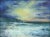 Dynamic seascape featuring a dramatic purple and yellow sky over deep green ocean waves by Vasil (Victor) Papkov (20th...