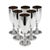 Vintage 20th Century English Silver Champagne Flutes, London, 1986, Set of 6 For Sale - Image 13 of 13