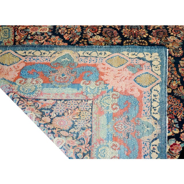 Early 20th Century Persian Sarouk Rug For Sale - Image 9 of 11