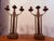Metal Dutch Amsterdam School Arts and Crafts 1910 Pair of Brass Candleholders For Sale - Image 7 of 15