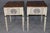1970s Pair 1970's Distressed Painted Venetian Style End Tables For Sale - Image 5 of 14