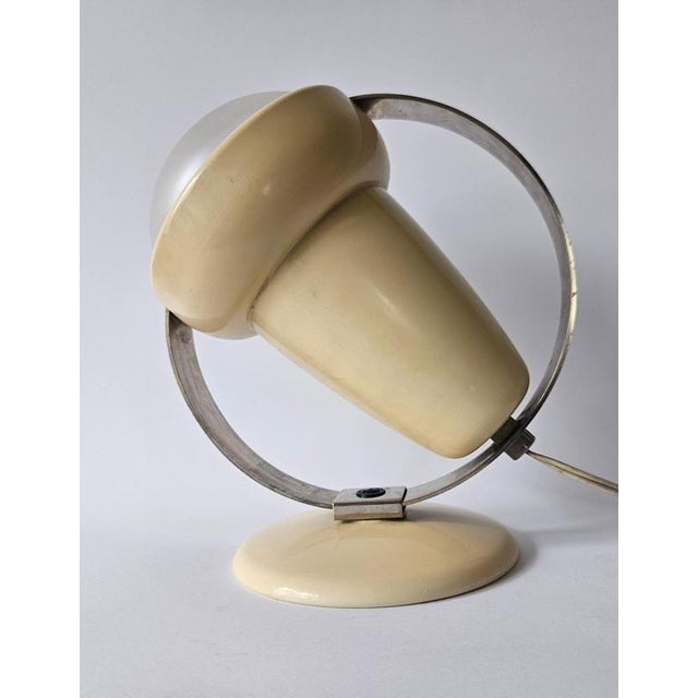 Mid-Century Glass Table Lamp by Charlotte Perriand for Philips, Netherland, 1960s For Sale - Image 10 of 18