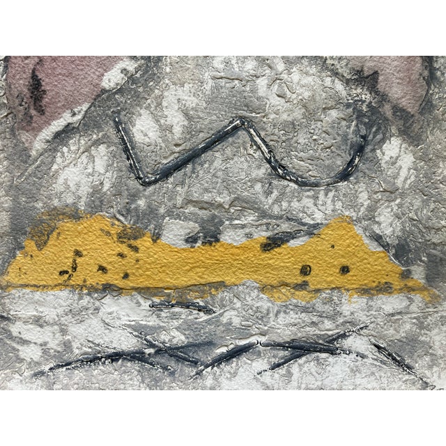 Printmaking Materials Pierre-Marie Brisson Original Carborundum Etching, 'Pink Lady' #2/95, 1980s, Signed, Unframed For Sale - Image 7 of 11