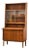 1960s Danish Modern Teak Bookcase Secretary Desk For Sale