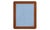 Not Yet Made - Made To Order Boreal Blanket with Brown/Light Blue Frame by Moanne For Sale - Image 5 of 5