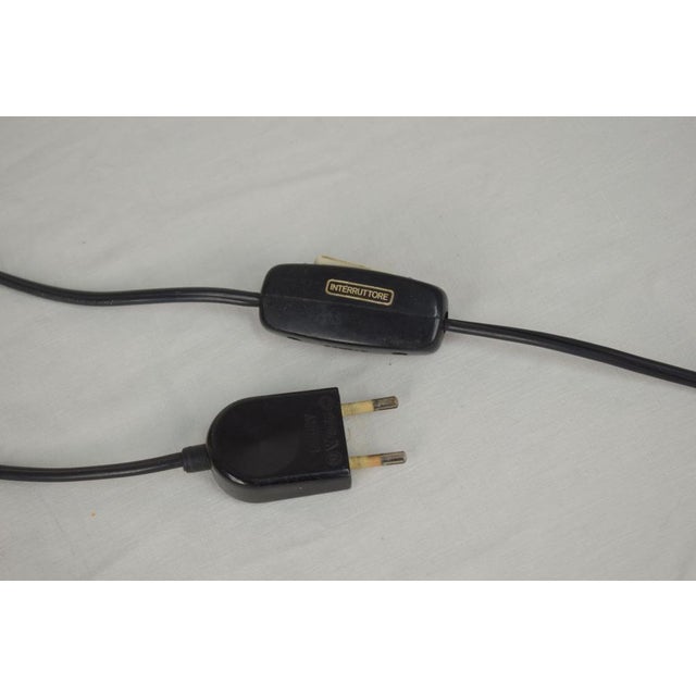 Table Lamp in Wood and Brass, Italy, 1970s For Sale - Image 6 of 14