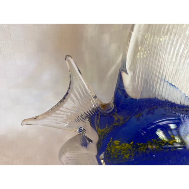 Mid-Century Modern Hand Blown Murano Glass Fish For Sale - Image 3 of 7