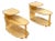 MCM C3753 3-Tier Blonde Surfboard End Table Pair by Heywood Wakefield, 1941 For Sale
