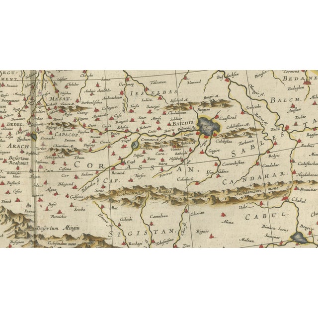 Blaeu Map of Middle Eastern, 1642 For Sale - Image 9 of 11