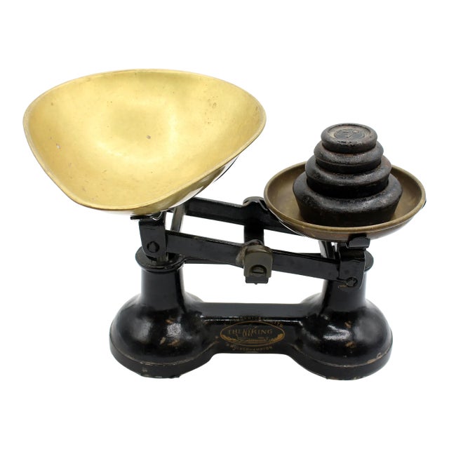 1940s English the Viking Scale & Weights by F. J. Thornton & Co. Ltd. For Sale