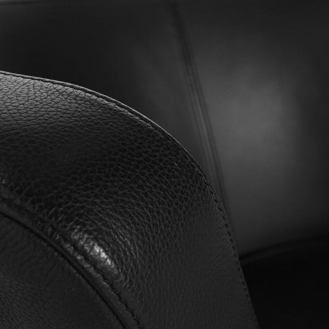 Modern Eves Island Leather Armchair Black from Bretz For Sale - Image 3 of 10