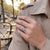 21st-Century 14 Karat Rose Gold Natural Aqua Bezel Ring, Size 7 For Sale - Image 4 of 4